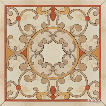 LA FAENZA CARACALLA ROS.CARACALLA ДЕКОР 5 90X90