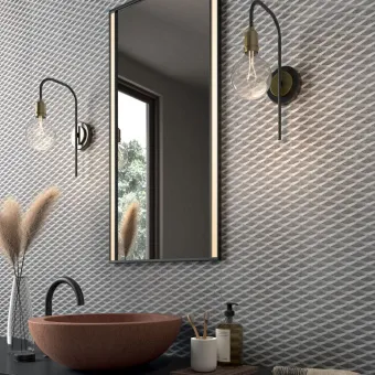 PANARIA BLADE KATANA CHROME RECT DEKORE 50X100X0,35