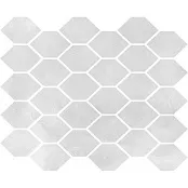 NOWA GALA AQUAMARINA HEKSAGON LIGHT GRAY POL 27X32X0,85