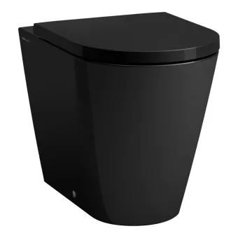 НАПОЛЬНЫЙ БЕЗОБОДКОВЫЙ УНИТАЗ LAUFEN KARTELL, ЧЕРНЫЙ МАТОВЫЙ (H8233377160001)