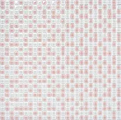 KOTTO GM 410001 C2 WHITE-PINK W 30X30X0,4