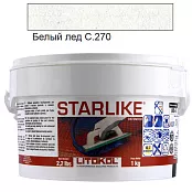 LITOKOL STARLIKE CLASSIC C.270 БЕЛЫЙ ЛЕД 1 кг ЭПОКСИДНАЯ ЗАТИРКА STRSBB0001
