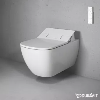 ПОДВЕСНОЙ БЕЗОБОДКОВЫЙ УНИТАЗ DURAVIT RIMLESS HAPPY D.2 SENSOWASH (2550590000)