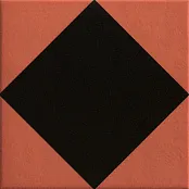 MUTINA MATTONELLE MARGHERITA RHOMBUS BLACK 20,5X20,5