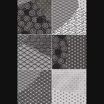 FIORANESE KINTSUGI JAPAN MIX B&W 20,13X20,13