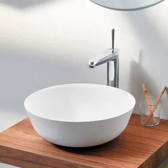 РАКОВИНА НАКЛАДНАЯ d41X12H CM SANYCCES BOL, БЕЛЫЙ МАТОВЫЙ (LV311D4112WM)