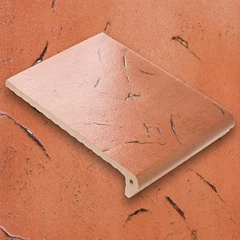 Фото плитки ABC KLINKER 1702 ANTIK KUPFER 24x33.5 СТУПЕНЬ-ФЛОРЕНТ. из коллекции ABC KLINKER ANTIK 