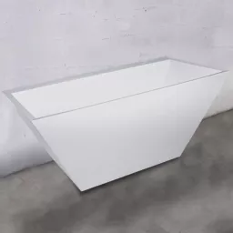 ВАННА КАМЕННАЯ FANCY MARBLE EDWARD 179Х80 СМ, БЕЛАЯ МАТОВЫЙ (11180103)