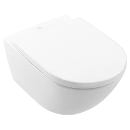 ПОДВЕСНОЙ БЕЗОБОДКОВЫЙ УНИТАЗ VILLEROY&BOCH SUBWAY 3.0 СО СМЫВОМ TWISTFLUSH, WHITE ALPIN (4670TS01)