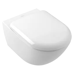 ПОДВЕСНОЙ БЕЗОБОДКОВЫЙ УНИТАЗ VILLEROY&BOCH ANTAO СО СМЫВОМ TWISTFLUSH, WHITE ALPIN CERAMICPLUS (4674T0R1)