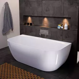 ВАННА КАМЕННАЯ FANCY MARBLE MADDALENA 175Х85 СМ, БЕЛАЯ МАТОВЫЙ (91175103)