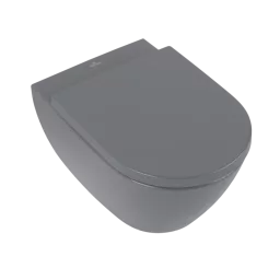 ПОДВЕСНОЙ БЕЗОБОДКОВЫЙ УНИТАЗ VILLEROY&BOCH SUBWAY 2.0, GRAPHITE (5614R0I4)