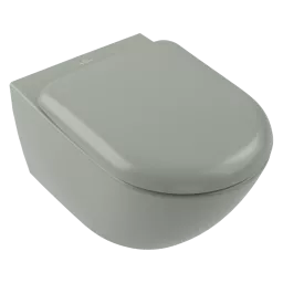 ПОДВЕСНОЙ БЕЗОБОДКОВЫЙ УНИТАЗ VILLEROY&BOCH ANTAO СО СМЫВОМ TWISTFLUSH, MORNING GREEN (4674T0R8)