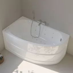 ГИДРОМАССАЖНАЯ АКРИЛОВАЯ ВАННА SANYCCES TRIPOLI ELEGANCE LEFT 160Х90 СМ, БЕЛАЯ (BN129EI)