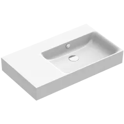 КЕРАМИЧЕСКАЯ РАКОВИНА 80Х47 СМ CATALANO PREMIUM RIGHT, BIANCO LUCIDO (180DVPN00)