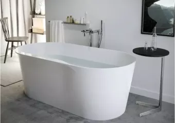 ВАННА КАМЕННАЯ ROCA RAINA 159Х79 СМ, БЕЛАЯ (A248466000)