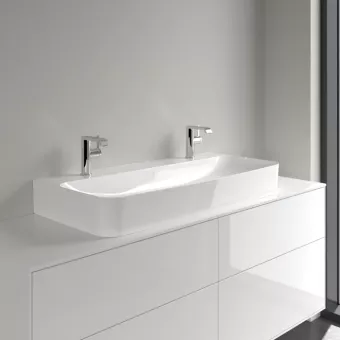 РАКОВИНА НАКЛАДНАЯ 100Х47 VILLEROY&BOCH FINION, WHITE ALPIN (41681LR1)