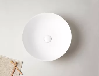 РАКОВИНА НАКЛАДНАЯ d41X12H CM SANYCCES BOL, БЕЛЫЙ МАТОВЫЙ (LV311D4112WM)