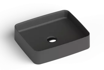 РАКОВИНА НАКЛАДНАЯ 45Х38 СМ GALASSIA SMART B, ЧЕРНЫЙ МАТОВЫЙ (7414NEMT)