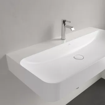 РАКОВИНА ПОДВЕСНАЯ 100Х47 VILLEROY&BOCH FINION, STONE WHITE (4168A2RW)