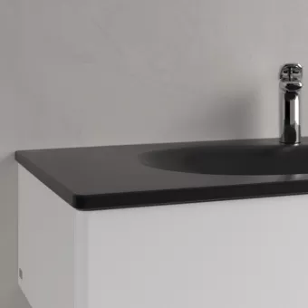 РАКОВИНА ВСТРАИВАЕМАЯ 100Х50 VILLEROY&BOCH ANTAO, PURE BLACK (4A76ABR7)