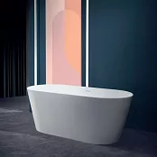 ВАННА АКРИЛОВАЯ GRUPPO TREESSE INKA 180Х80 СМ, БЕЛАЯ МАТОВЫЙ (V388BO)