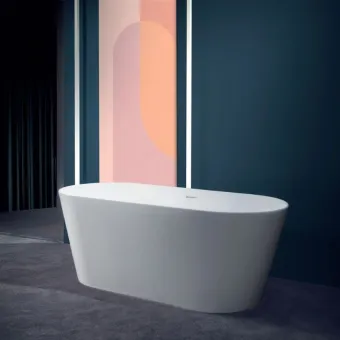 ВАННА АКРИЛОВАЯ GRUPPO TREESSE INKA 180Х80 СМ, БЕЛАЯ МАТОВЫЙ (V388BO)