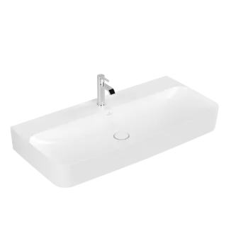 РАКОВИНА ПОДВЕСНАЯ 100Х47 VILLEROY&BOCH FINION, STONE WHITE (4168A2RW)