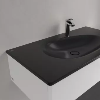РАКОВИНА ВСТРАИВАЕМАЯ 100Х50 VILLEROY&BOCH ANTAO, PURE BLACK (4A76ABR7)