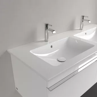 РАКОВИНА 130Х50 VILLEROY&BOCH VENTICELLO, WHITE ALPIN CERAMICPLUS (4111DLR1)