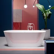 ВАННА АКРИЛОВАЯ GRUPPO TREESSE INKA 180Х80 СМ, БЕЛАЯ (V388BL)