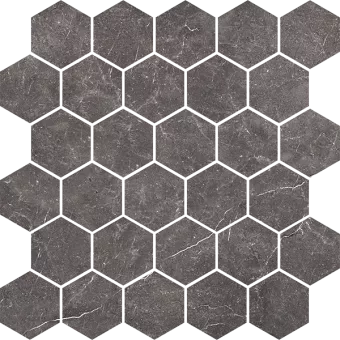 NOWA GALA IMPERIAL GRAPHITE DARK GREY HEKSAGON POL 27X27X0,85