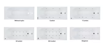 ГИДРОМАССАЖНАЯ АКРИЛОВАЯ ВАННА SANYCCES SERENA ELEGANCE 180Х80 СМ, БЕЛАЯ (BN11818080E)