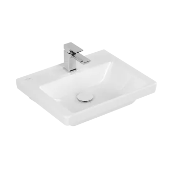 РАКОВИНА 50Х40 VILLEROY&BOCH SUBWAY 3.0, WHITE ALPIN (4370FG0101)