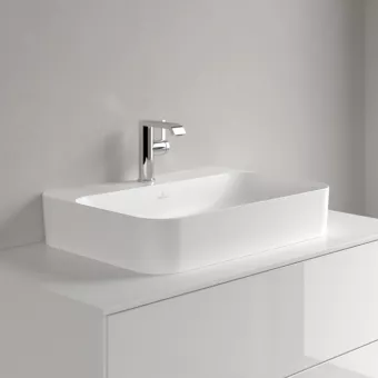 РАКОВИНА НАКЛАДНАЯ 60Х44,5 VILLEROY&BOCH FINION, STONE WHITE (414261RW)