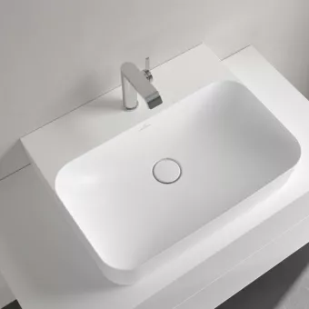 РАКОВИНА НАКЛАДНАЯ 60Х47 VILLEROY&BOCH FINION, STONE WHITE (41686LRW)