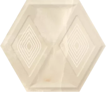 PARADYZ ILLUSION BEIGE HEKSAGON STR 17,1X19,8X0,9