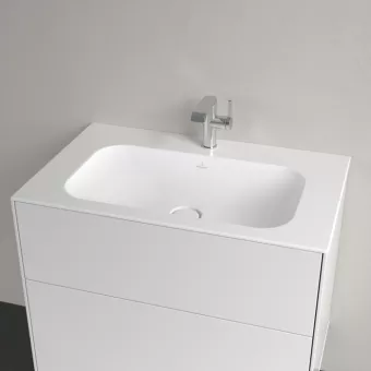 РАКОВИНА ВСТРАИВАЕМАЯ 80Х50 VILLEROY&BOCH FINION, STONE WHITE (416481RW)