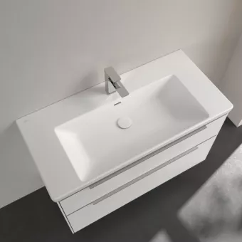 РАКОВИНА 100Х47 VILLEROY&BOCH SUBWAY 3.0, STONE WHITE (4A70A5RW)