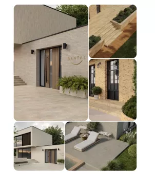 Sale PARADYZ KLINKIER EREMITE BEIGE ELEWACJA STRUKTURA MAT 40X6,6