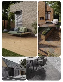 Sale PARADYZ KLINKIER ARDIS DARK STOPNICA PROSTA STRUKTURA MAT 30X60