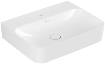 РАКОВИНА НАКЛАДНАЯ 60Х47 VILLEROY&BOCH FINION, STONE WHITE (41686LRW)