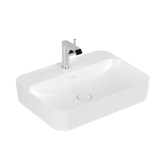 РАКОВИНА НАКЛАДНАЯ 60Х44,5 VILLEROY&BOCH FINION, STONE WHITE (414261RW)