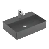 РАКОВИНА НАКЛАДНАЯ 60Х42 VILLEROY&BOCH MEMENTO 2.0, GRAPHITE (4A0761I4)