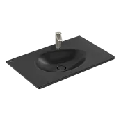 РАКОВИНА ВСТРАИВАЕМАЯ 80Х50 VILLEROY&BOCH ANTAO, PURE BLACK (4A7581R7)