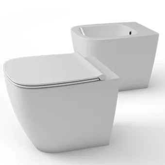 НАПОЛЬНЫЙ БЕЗОБОДКОВЫЙ УНИТАЗ GLOBO GENESIS, БЕЛЫЙ (GN001BI)