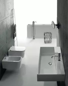 РАКОВИНА 81Х46 СМ GALASSIA MEG11, БЕЛЫЙ (8973)