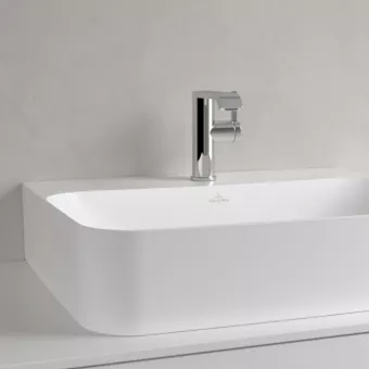 РАКОВИНА НАКЛАДНАЯ 60Х47 VILLEROY&BOCH FINION, STONE WHITE (41686LRW)