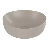 РАКОВИНА НАКЛАДНАЯ АССИМЕТРИЧНАЯ 40Х39,5 СМ VILLEROY&BOCH ANTAO, ALMOND (4А7240АМ)
