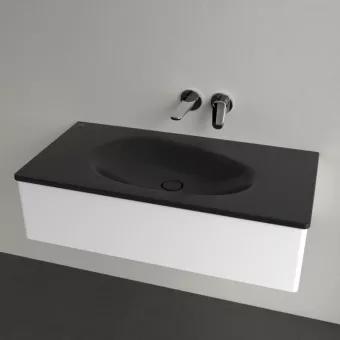 РАКОВИНА ВСТРАИВАЕМАЯ 100Х50 VILLEROY&BOCH ANTAO, PURE BLACK (4A76A3R7)